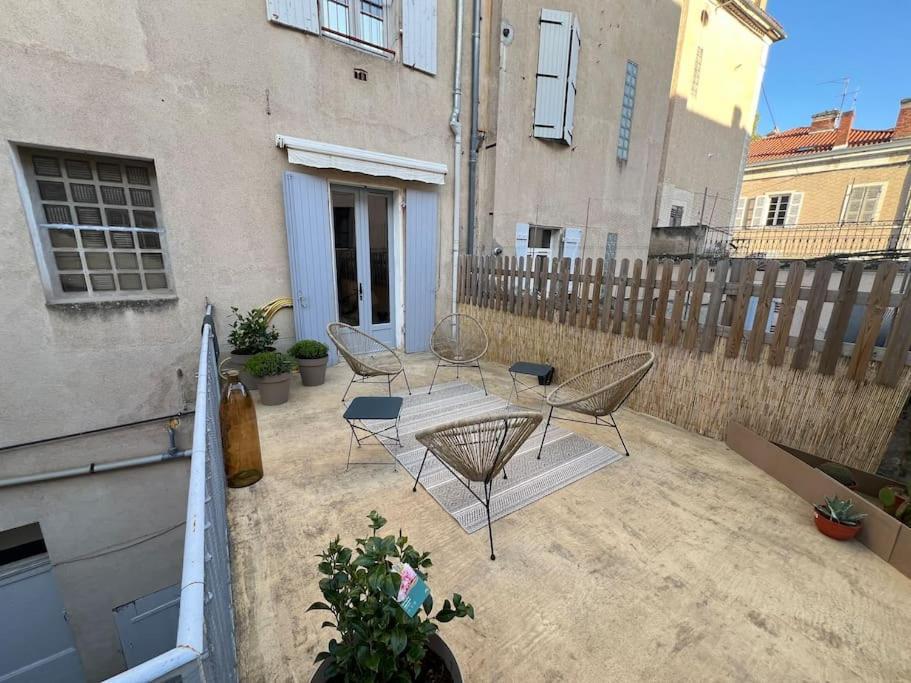 Coeur De Ville, Garage Prive Et Gratuit Avec Terrasse ! Cahors Eksteriør billede